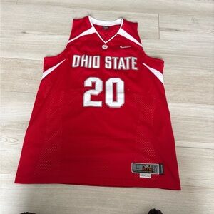 Nike Red and White Team Jersey